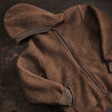 Hawk Kids Jacket - Merino Wool Fleece - Sycamore