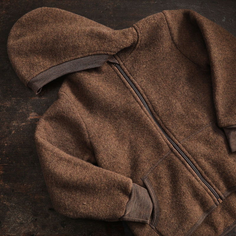 Hawk Kids Jacket - Merino Wool Fleece - Sycamore