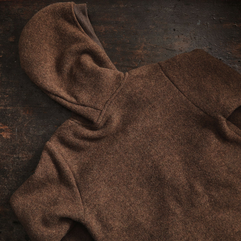 Hawk Kids Jacket - Merino Wool Fleece - Sycamore