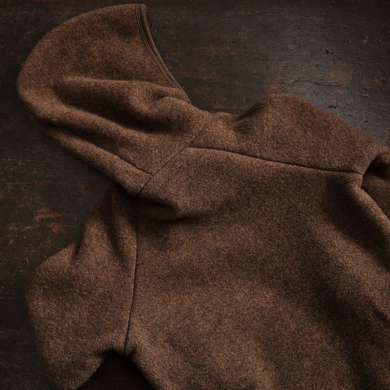 Kestrel Kids Hoodie - Merino Wool Fleece - Sycamore
