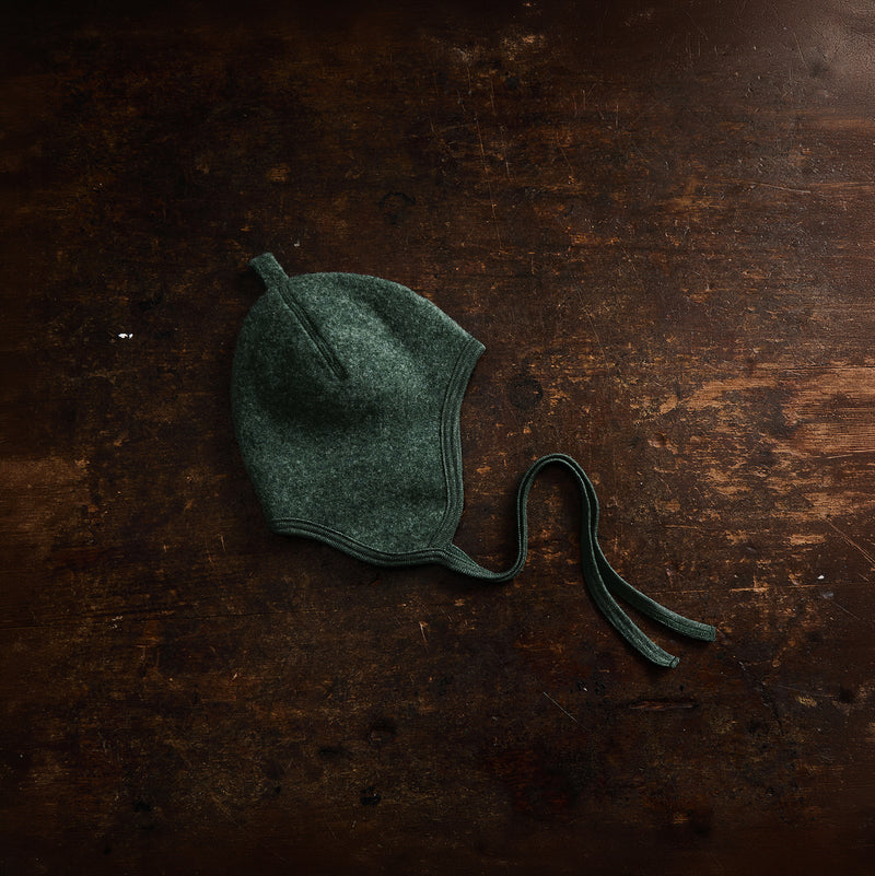 Linnet Baby & Kids Hat - Merino Wool Fleece - Seafoam