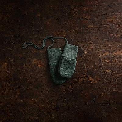 Peep Baby Mittens - Merino Wool Fleece - Seafoam