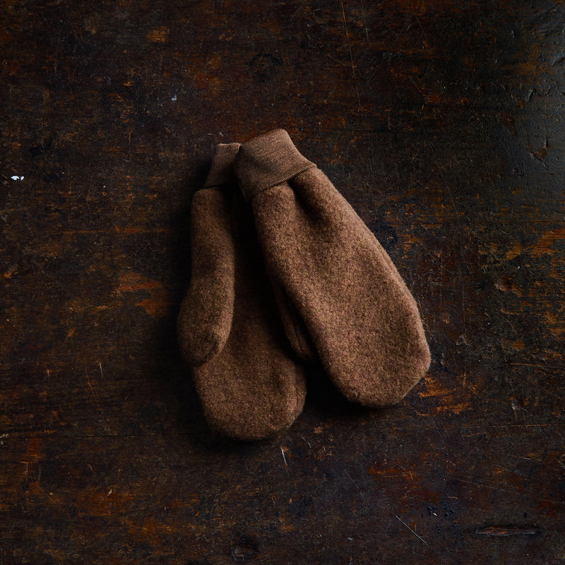 Penguin Women's Mittens - Merino Wool Fleece - Sycamore