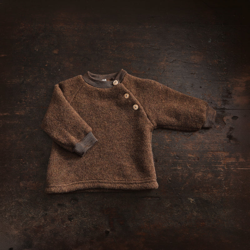 Puffin Baby & Kids Sweater - Merino Wool Fleece - Sycamore