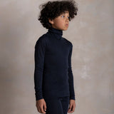 Auk Kids Top - Merino Wool & Silk - Cosmos