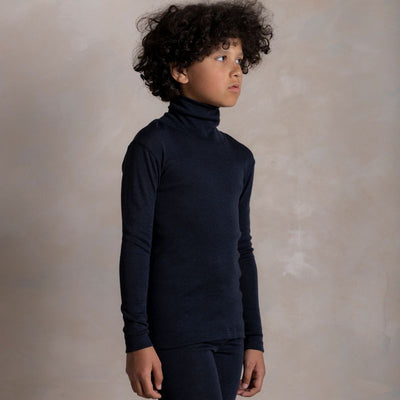 Auk Kids Top - Merino Wool & Silk - Cosmos