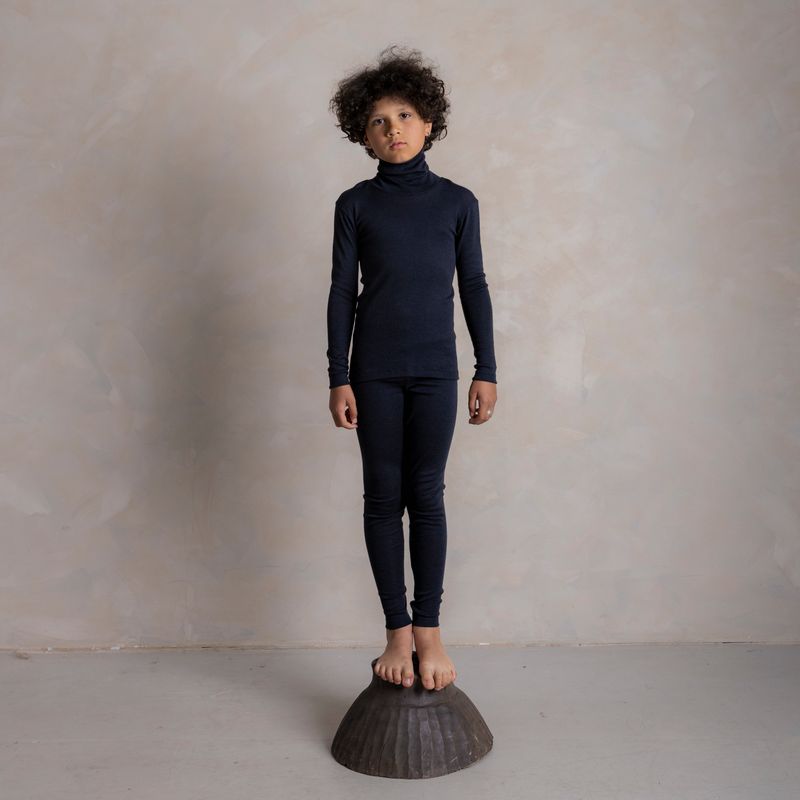 Auk Kids Top - Merino Wool & Silk - Cosmos