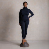 Auk Women's Top - Merino Wool & Silk - Cosmos