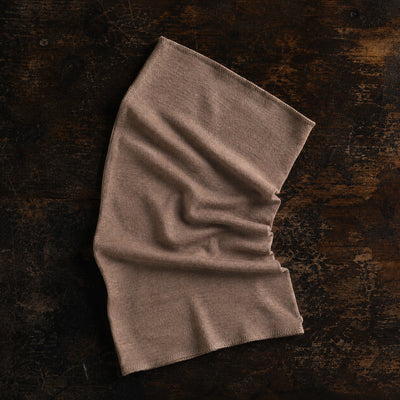 Coot Adults Snood - Merino Wool & Silk - Warm Driftwood