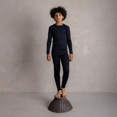 Finch Baby & Kids Leggings - Merino Wool & Silk - Cosmos