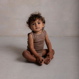 Gosling Baby Body - Merino Wool & Silk - Warm Driftwood