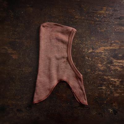 Darter Baby & Kids Balaclava - Merino Wool & Silk - Russet