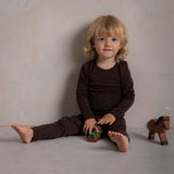 Lark Baby Top - Merino Wool & Silk - Cacao
