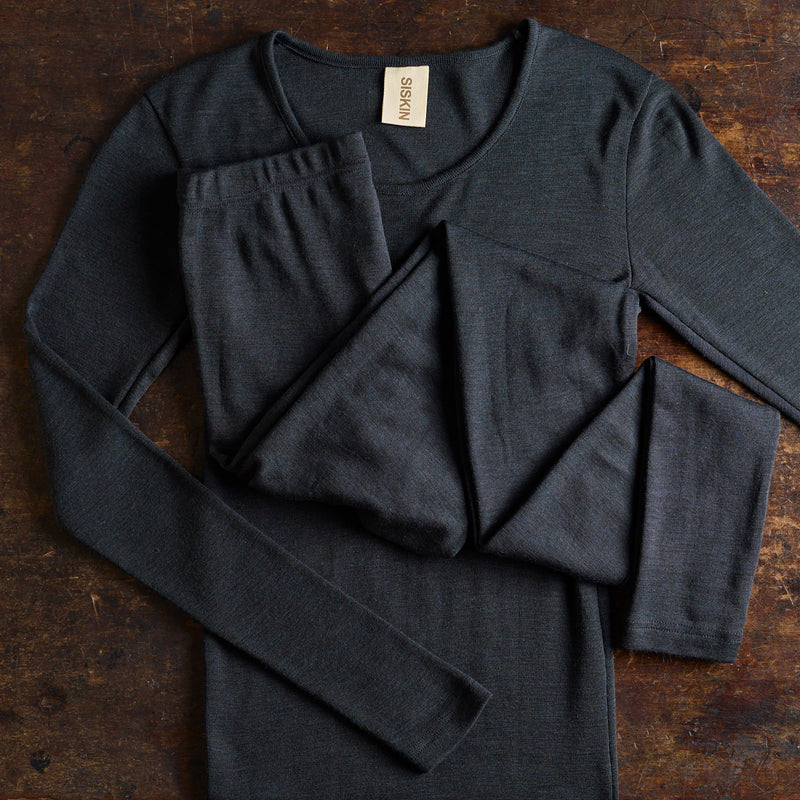 Lark Top & Finch Leggings Women’s Set - Merino Wool & Silk - Cosmos