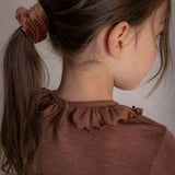 Wren Baby & Kids Top - Merino Wool & Silk - Russet