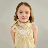 Kids Cotton Broderie Anglaise Birdie Tunic - Soy