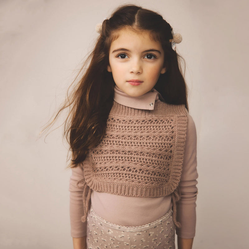 Kids Pima Cotton Snap Turtleneck - Pigeon