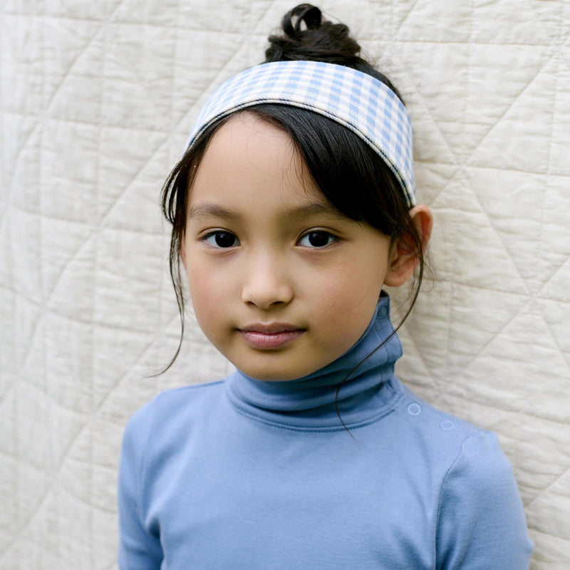 Kids Pima Cotton Snap Turtleneck - Powder
