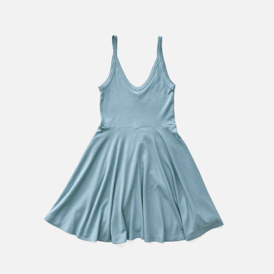 Kids Pima Cotton Pixie Dress - Azul