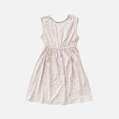 Kids Pima Cotton Pocket Dress - Mix Chicweed print
