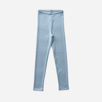 Kids Pima Cotton Stretch Leggings - Azul
