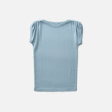 Kids Pima Cotton Sundae Tee - Azul