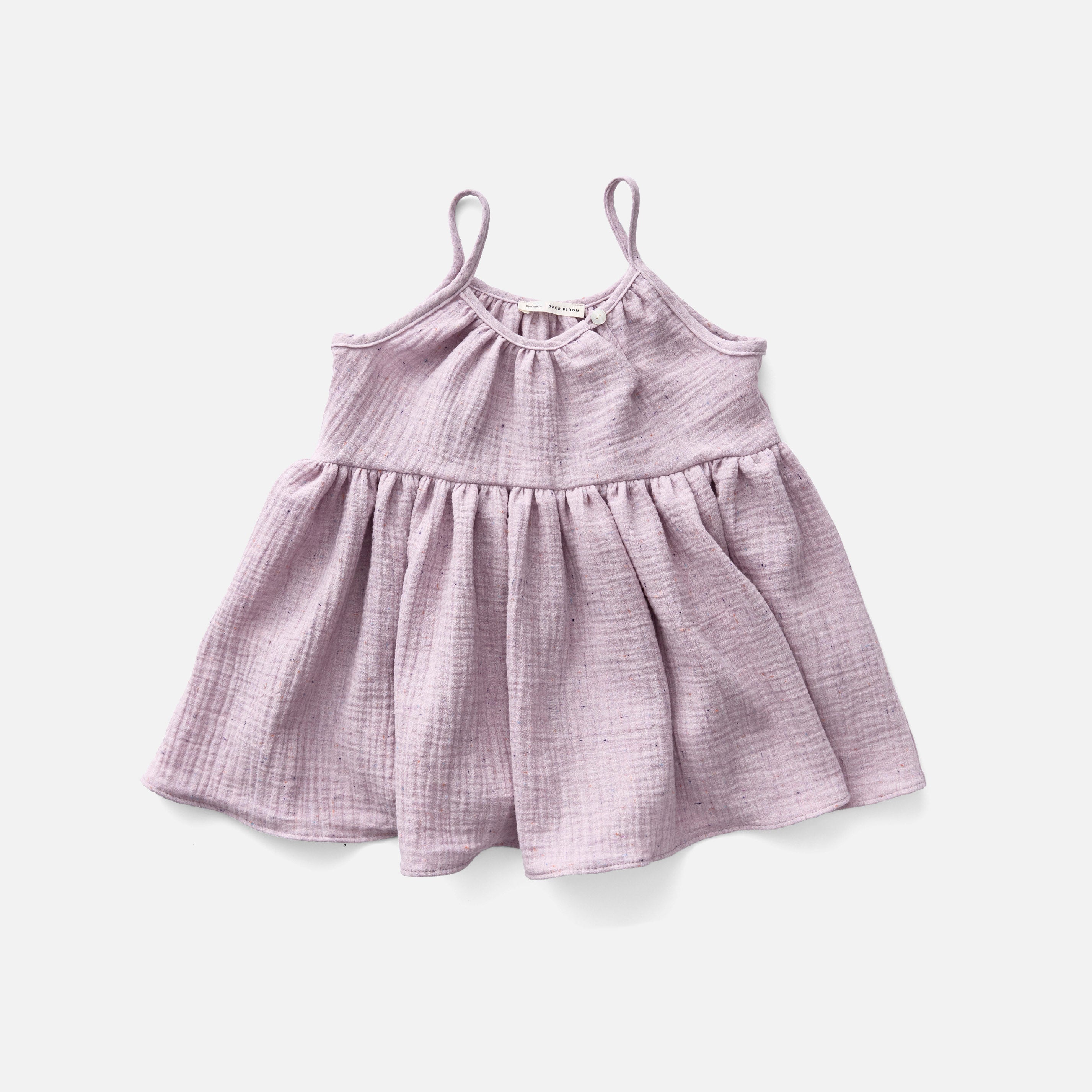 Kids Cotton Birdie Tunic - Faded Zinnia – MamaOwl