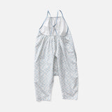 Baby & Kids Cotton Ines Romper - Azul Flower Press Print