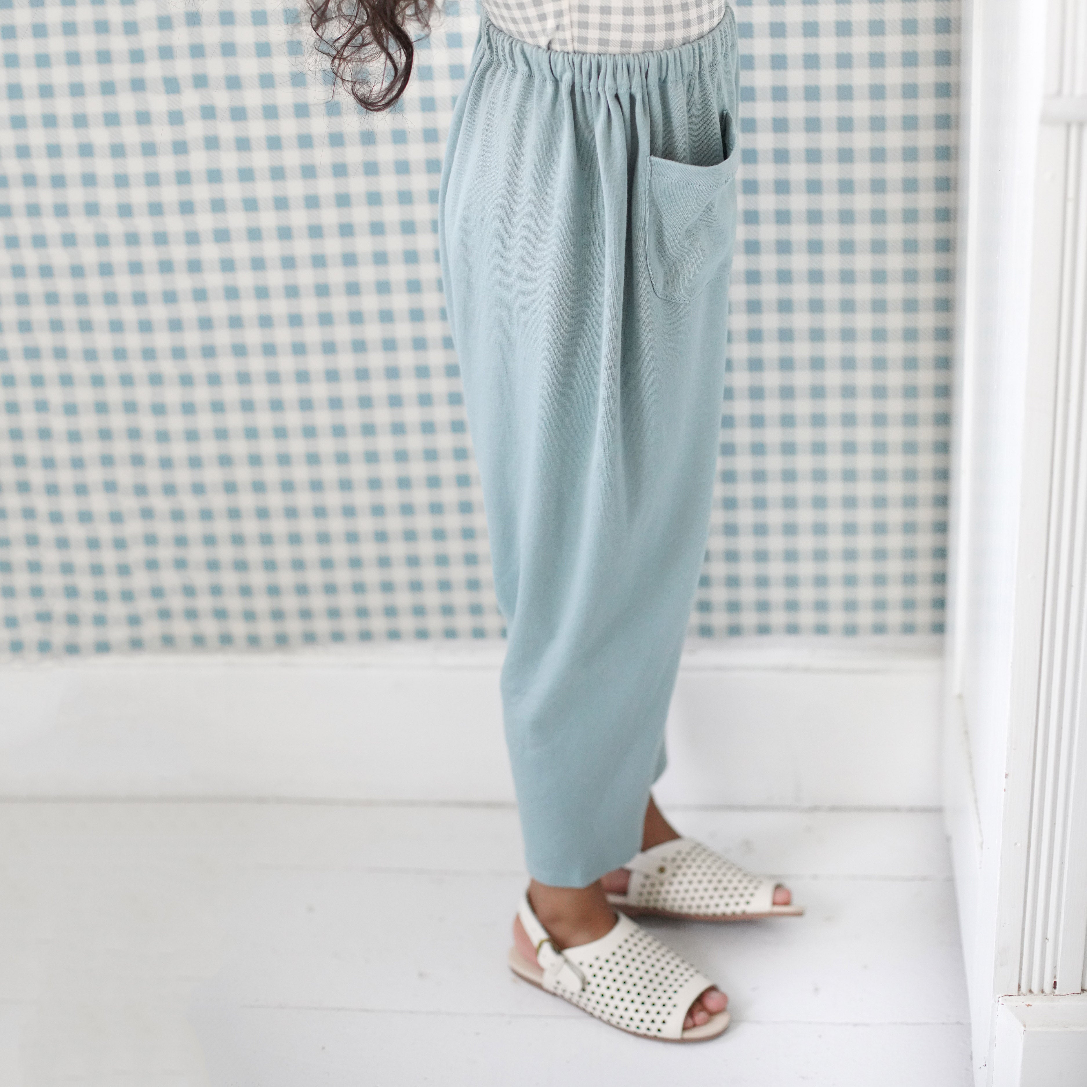 Kids Pima Cotton Harem - Azul – MamaOwl