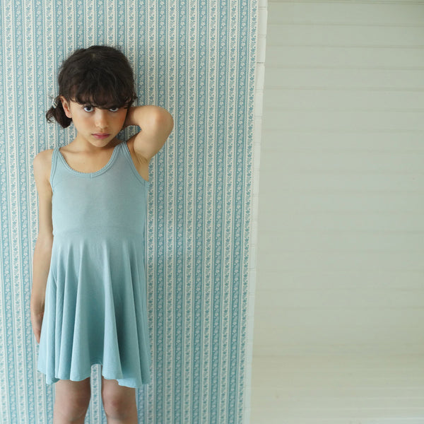 Kids Pima Cotton Pixie Dress - Azul – MamaOwl