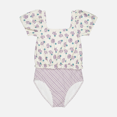 Kids Rosalia Swimsuit - Pansy