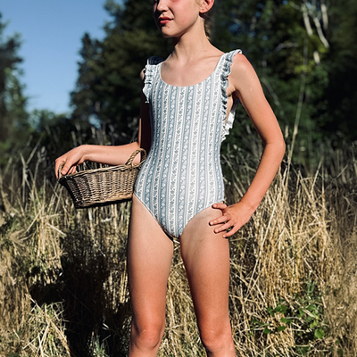 Kids Thelma Swimsuit - Azur