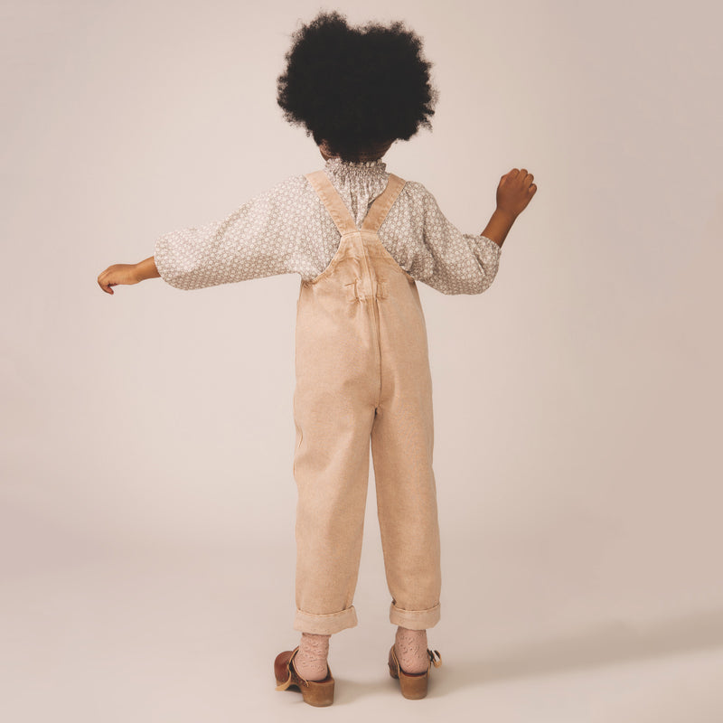 Kids Cotton Tillie Overall - Pedra