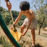 Baby & Kids Cotton Poplin Chico Swim Shorts - Cloud Blue/Lemon