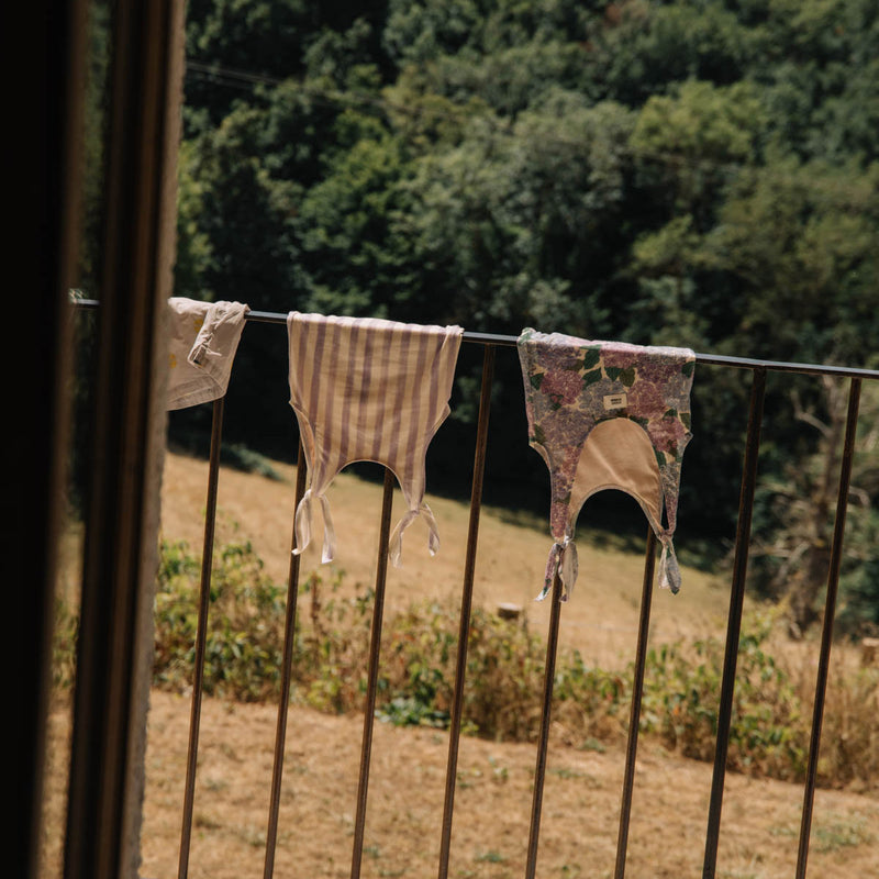 Kids Cotton Roberta Swimsuit - Iris Stripe