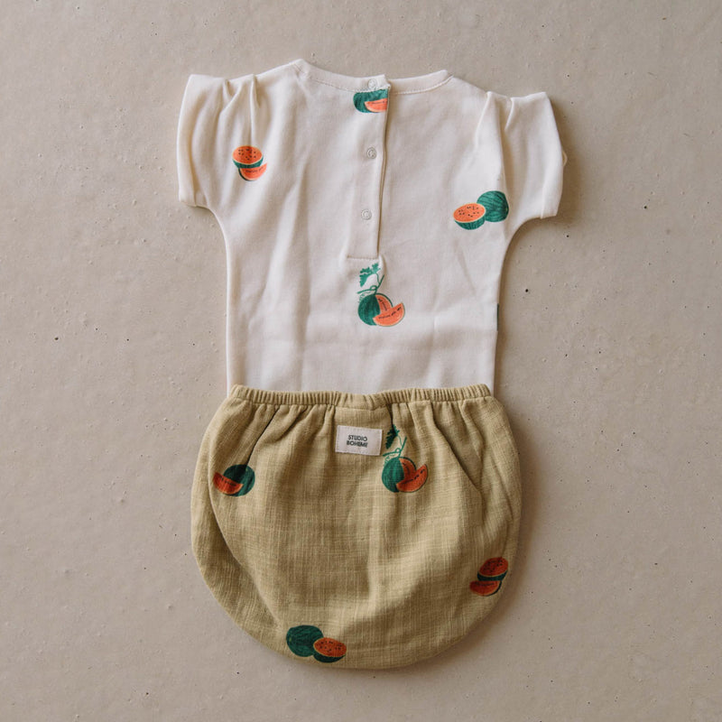 Baby Cotton Ami Bloomers - Starfish/Watermelon