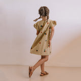 Kids Cotton Cousine Dress - Starfish/Watermelon
