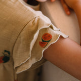 Kids Cotton Cousine Dress - Starfish/Watermelon