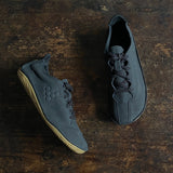 Women's Cracked Leather Sensus Shoes - Obsidian Cracked Leather