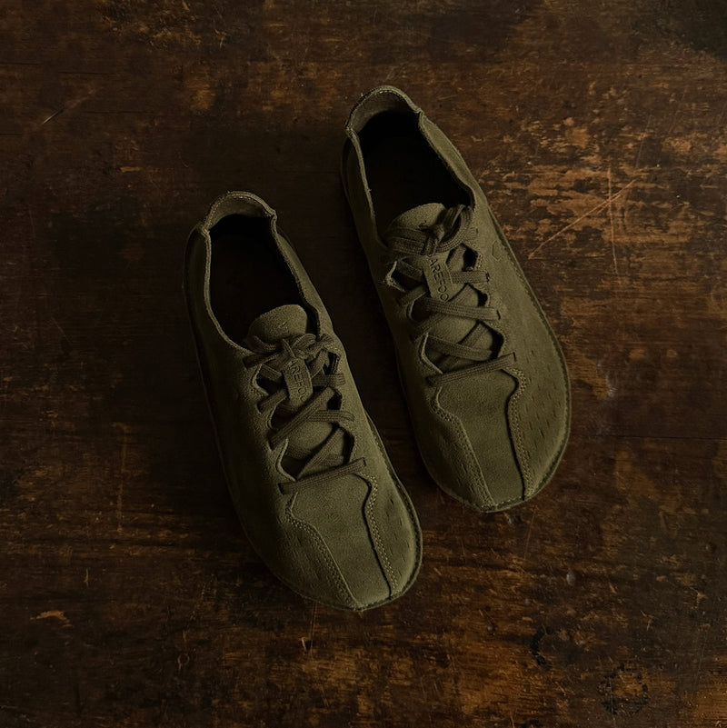 Women's Suede Sensus Shoes - Olive