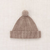 Kids Merino Wool Garter Hat - Turtledove