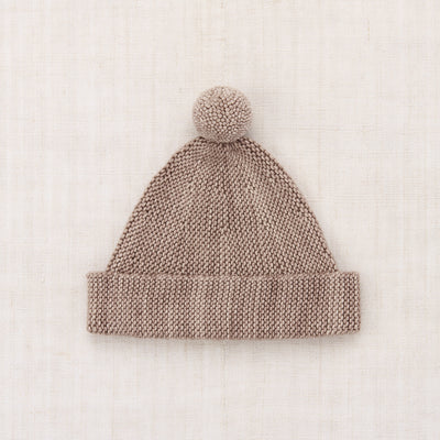 Kids Merino Wool Garter Hat - Turtledove