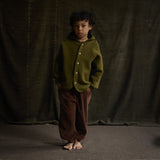 Tinker Baby & Kids Jacket - Merino Wool Fleece - Seaweed