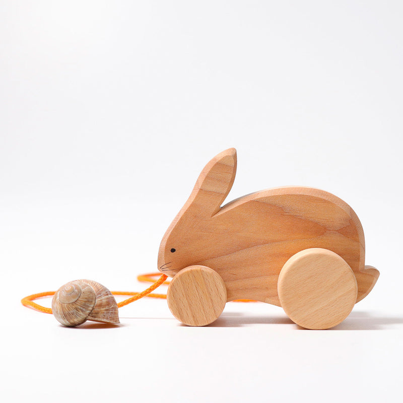 Wooden Bobbing Rabbit - Pull Along