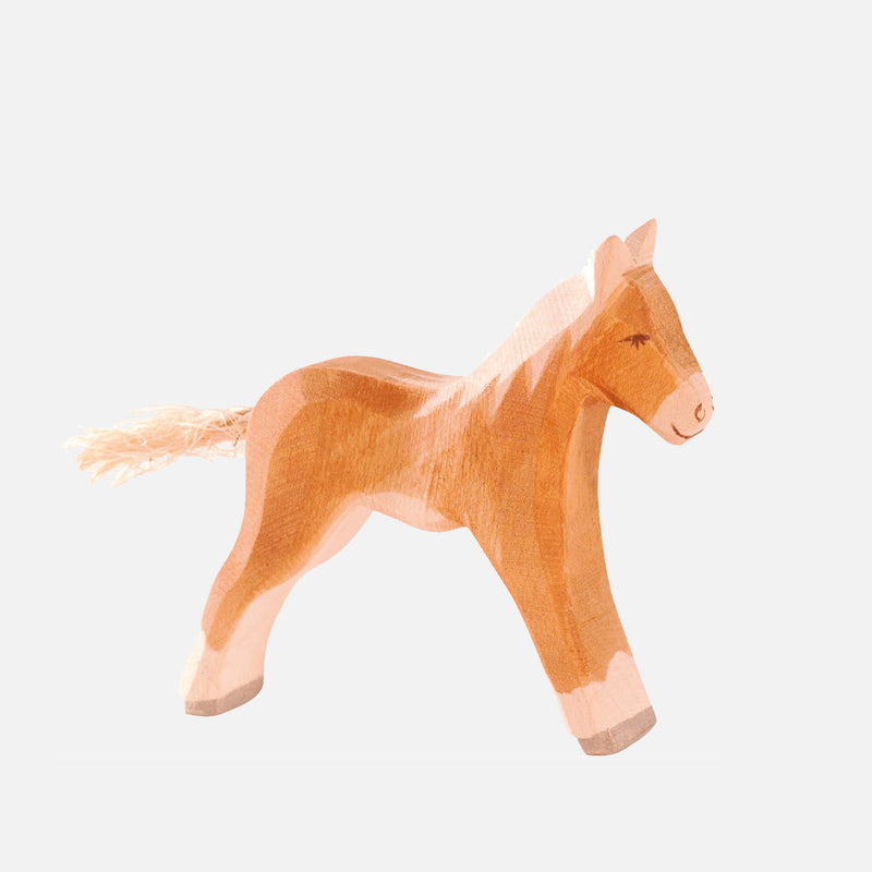 Handcrafted Wooden Haflinger Colt