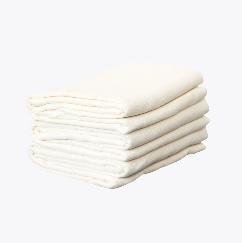 Cotton Muslins - Natural - Set of 5