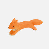 Handcrafted Wooden Running Fox