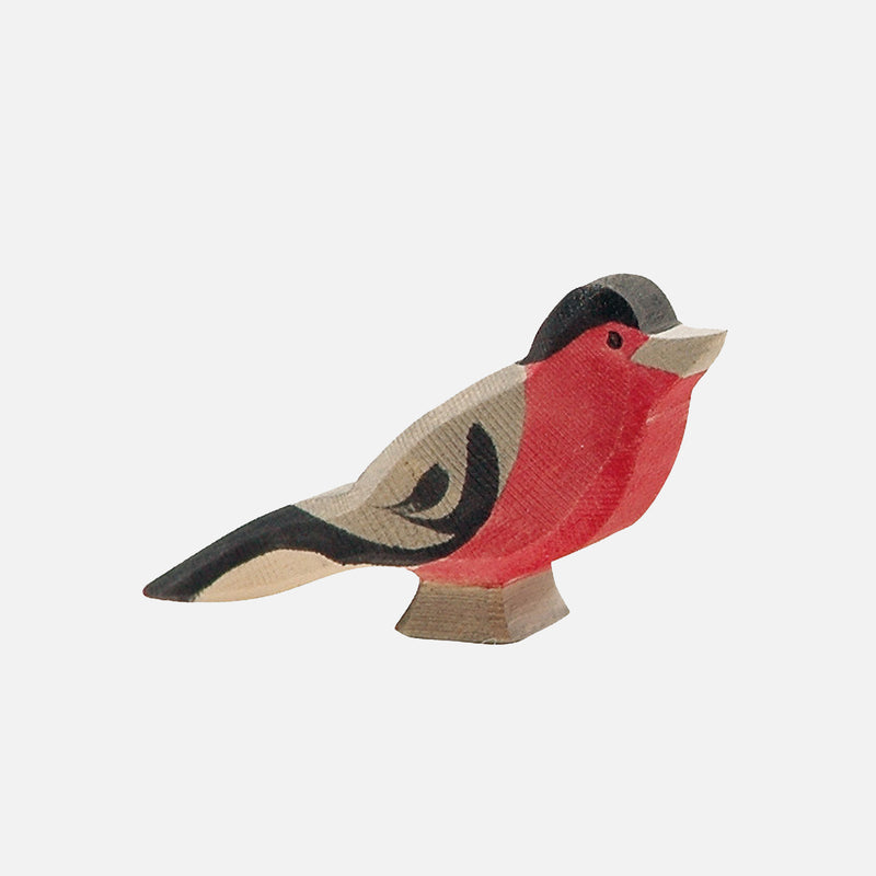 Handcrafted Wooden Bullfinch