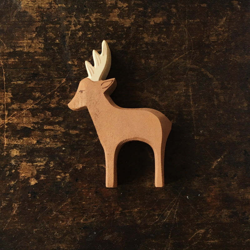 Handcrafted Wooden Roebuck