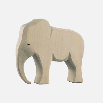 Handcrafted Wooden Large Bull Elephant